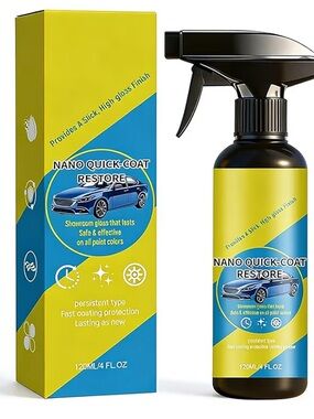 Nano Quick-Coat Restore Spray for cars, SUVs, trucks, motorcycles, boats, RVs